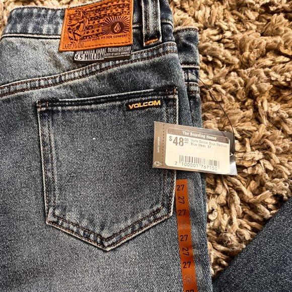 Volcom Youth Vorta Slim Straight Sz 27/14 Jeans - Picture 2 of 5